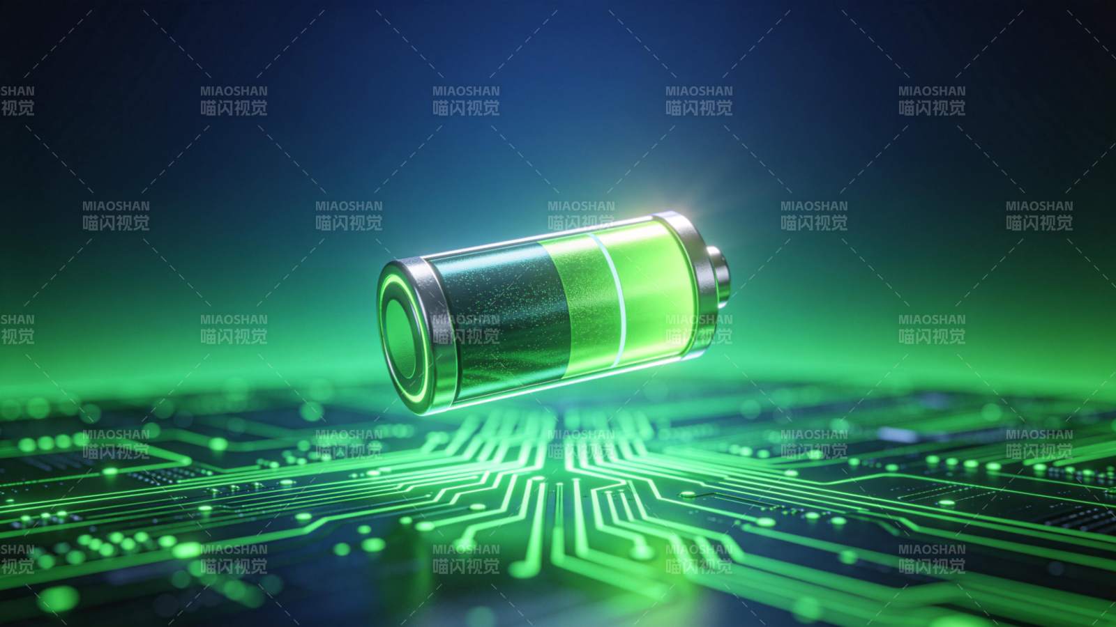 绿色电池科技图片