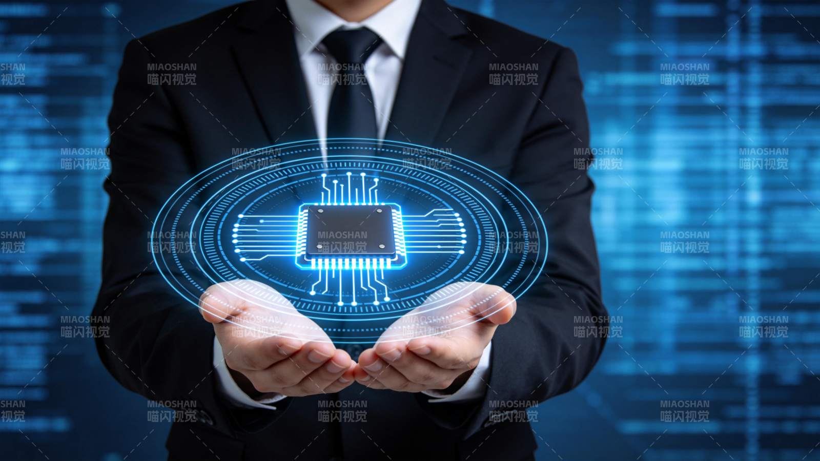 科技未来 芯片在手图片