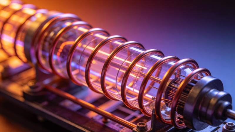 真空管特写图片