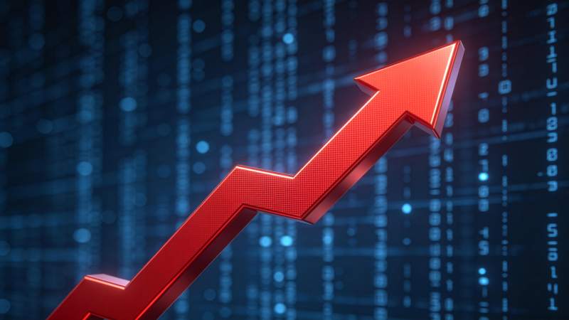 数据增长趋势图片