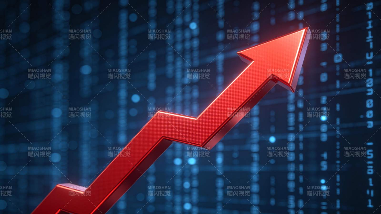 数据增长趋势图片