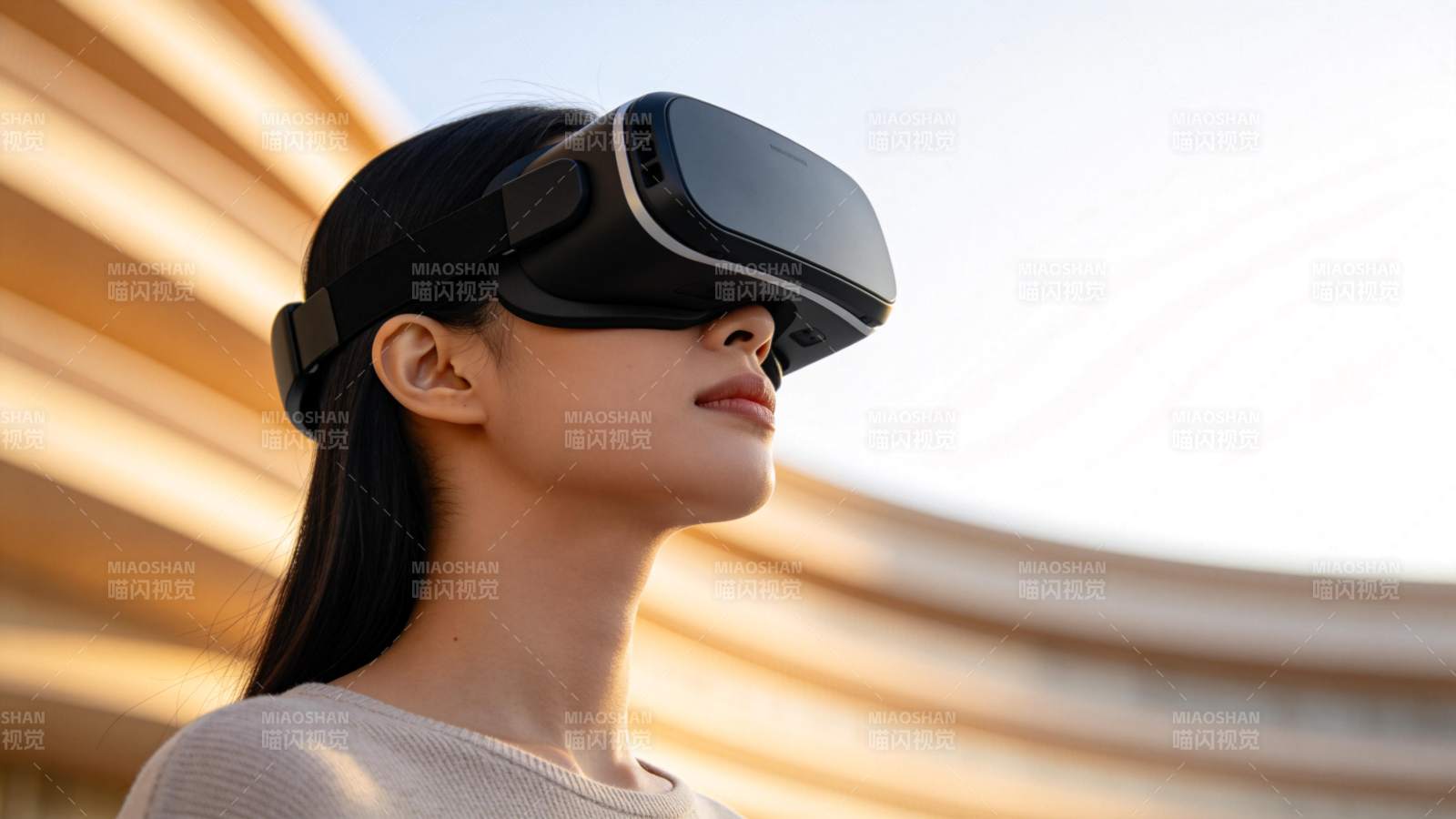 沉浸虚拟现实世界图片