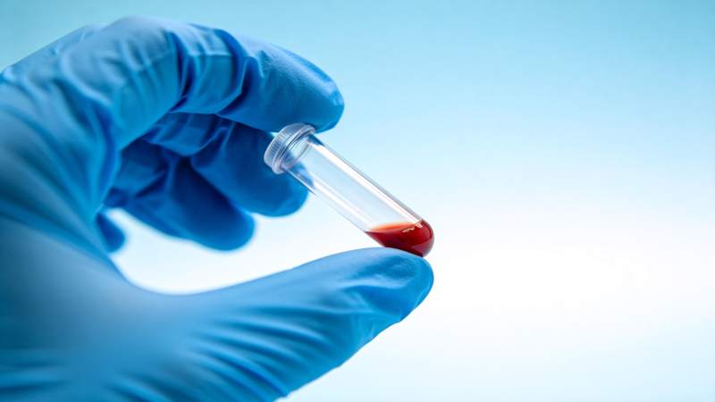 实验中的血液样本图片