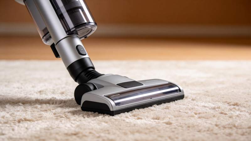 吸尘器清洁地毯图片