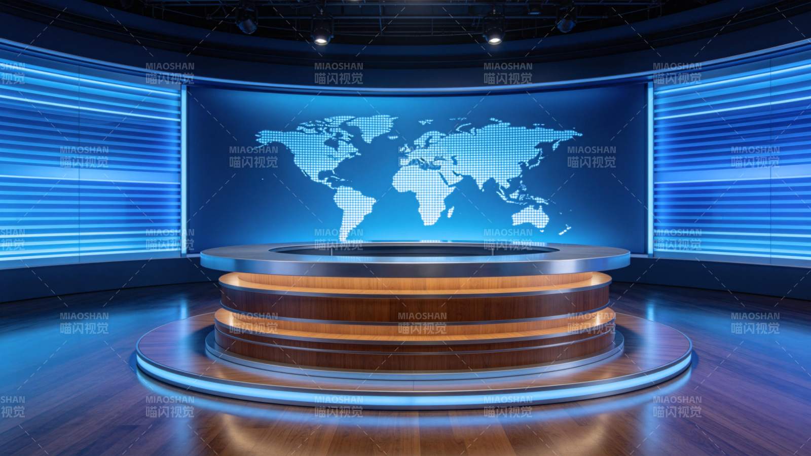 新闻演播室图片