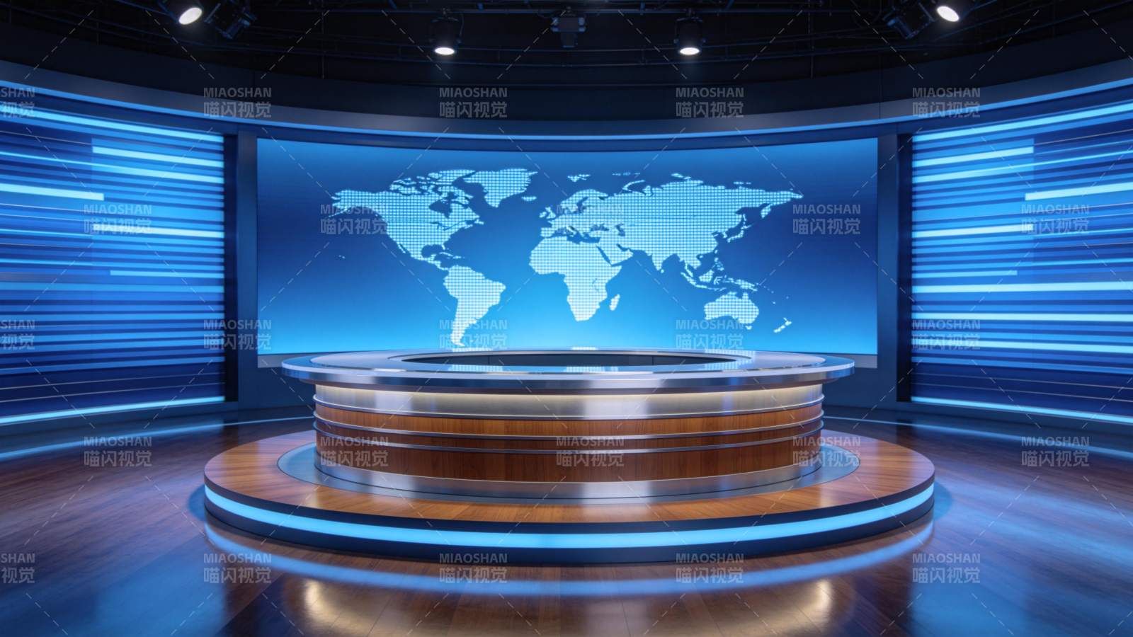 新闻演播室图片