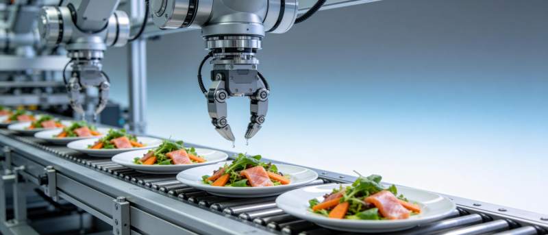 智能机器人烹饪图片