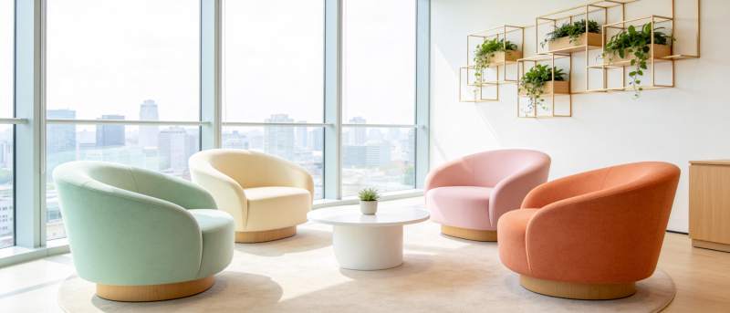 现代客厅色彩搭配图片