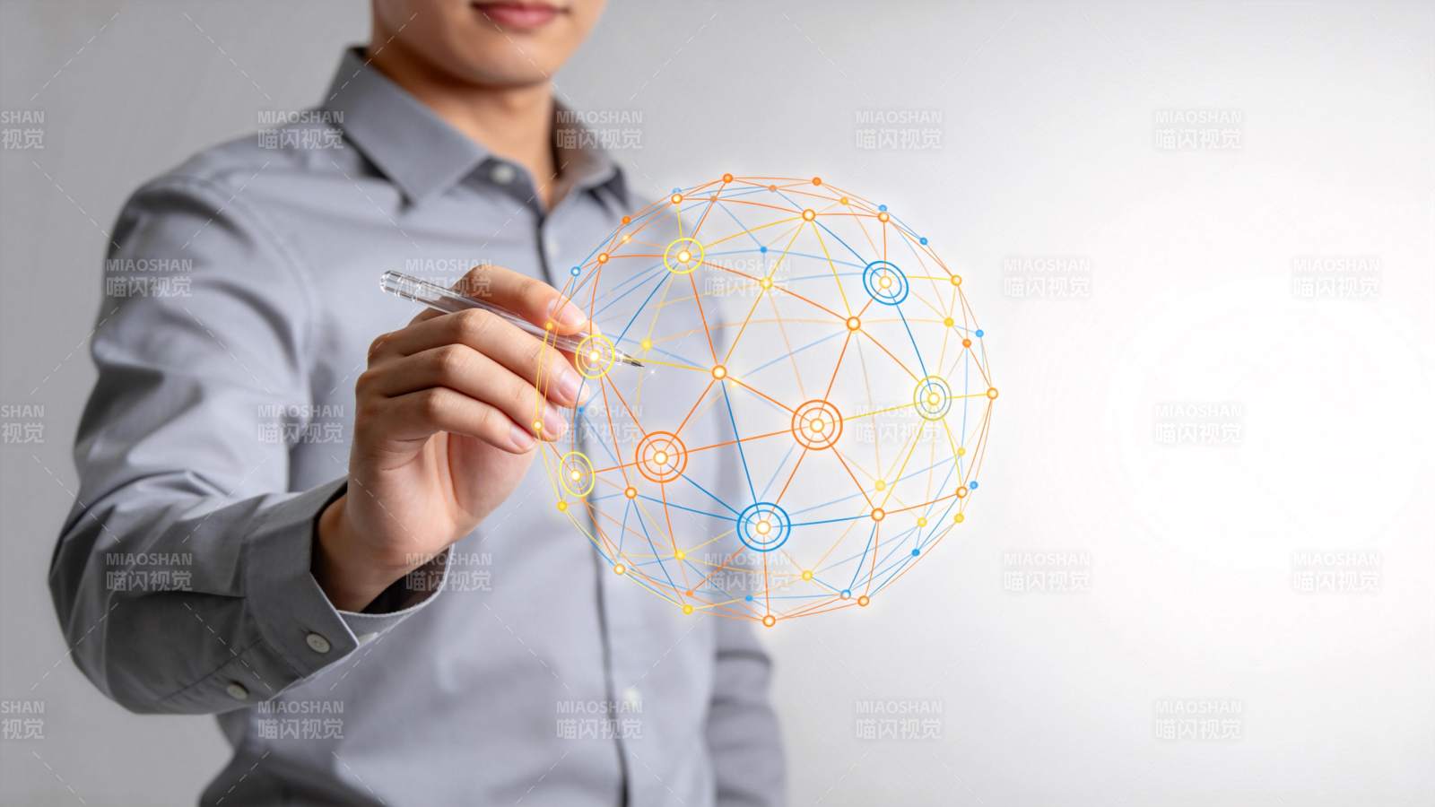 科技网络连接未来图片