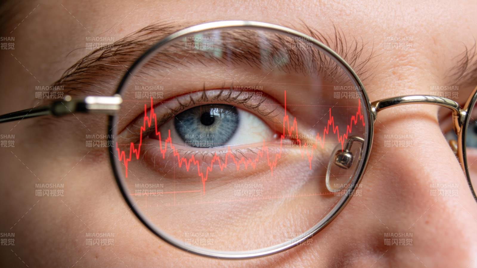 眼中的股市波动图片