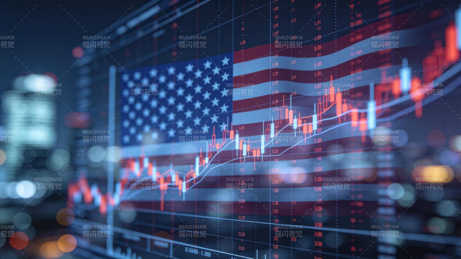 美股市场动态图图片