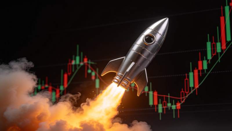 火箭升空 股市腾飞图片