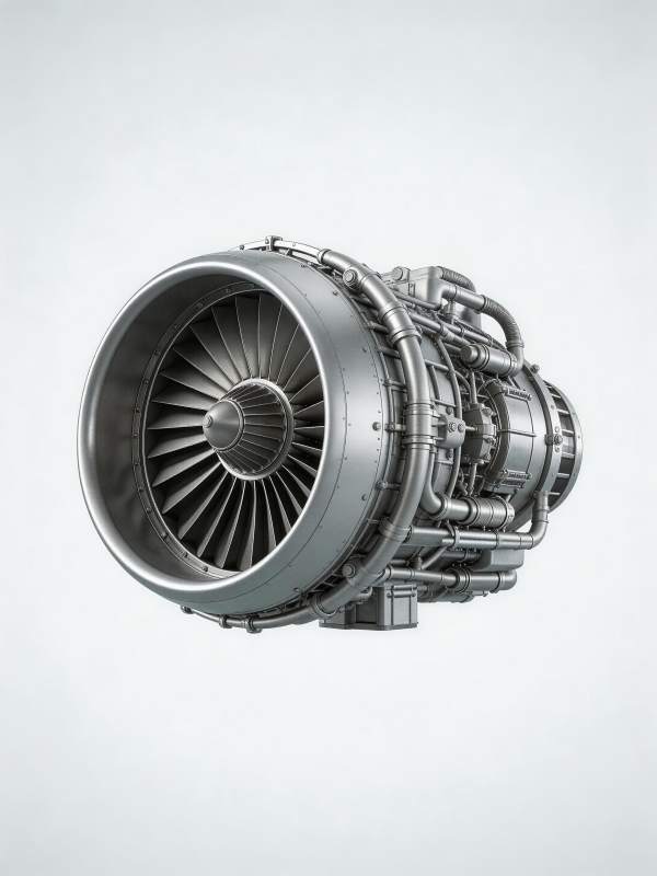 涡轮发动机特写图片