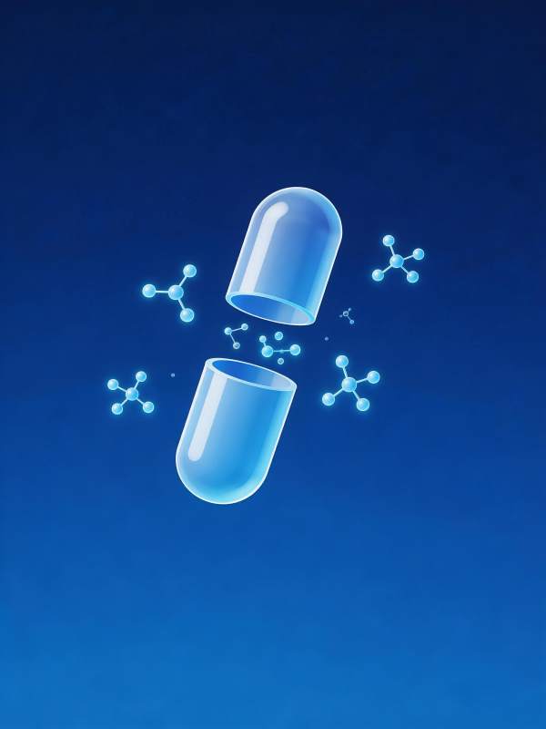 胶囊分子释放图片