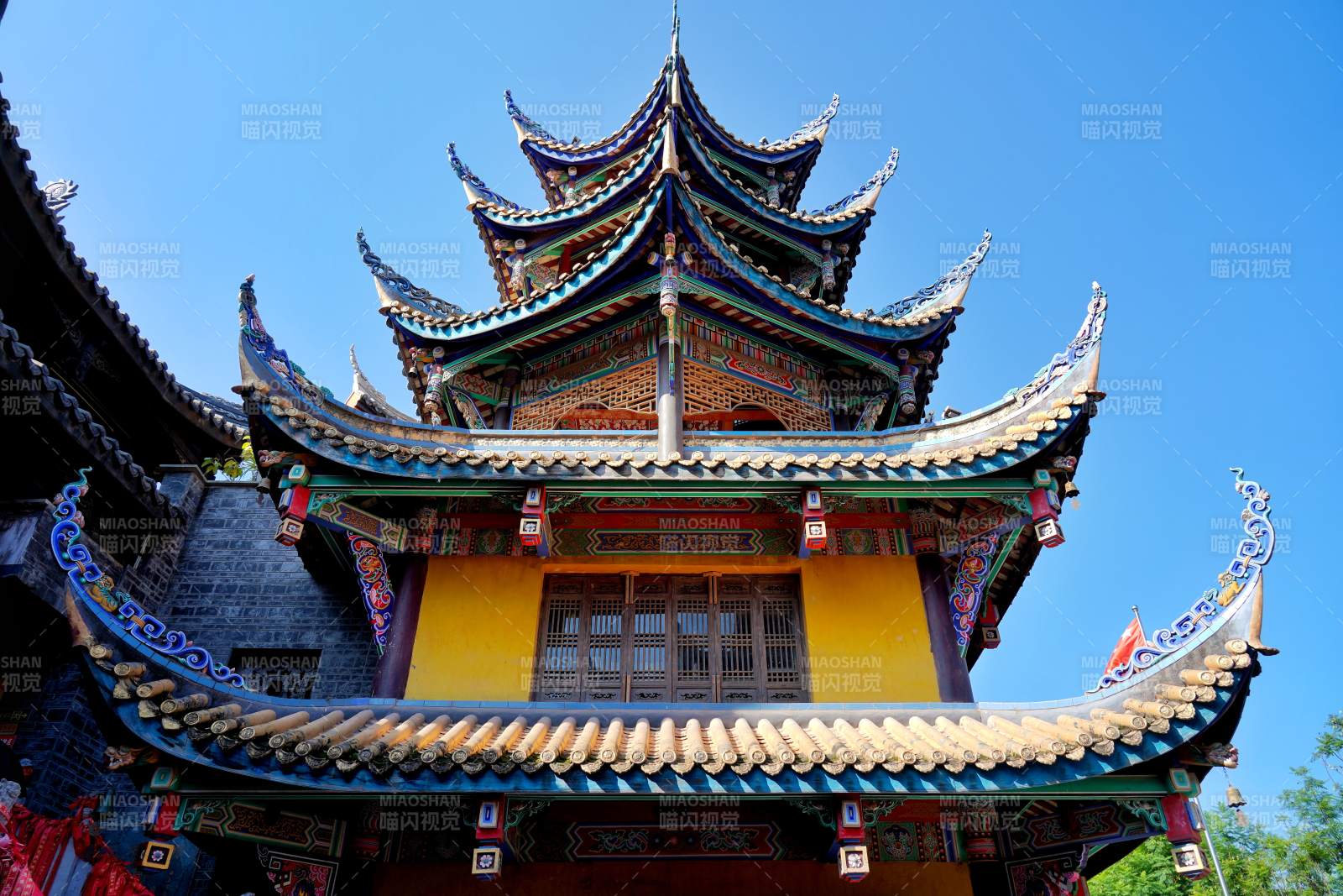 古建筑飞檐翘角图片