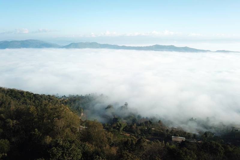 云海缭绕山间 如梦似幻图片