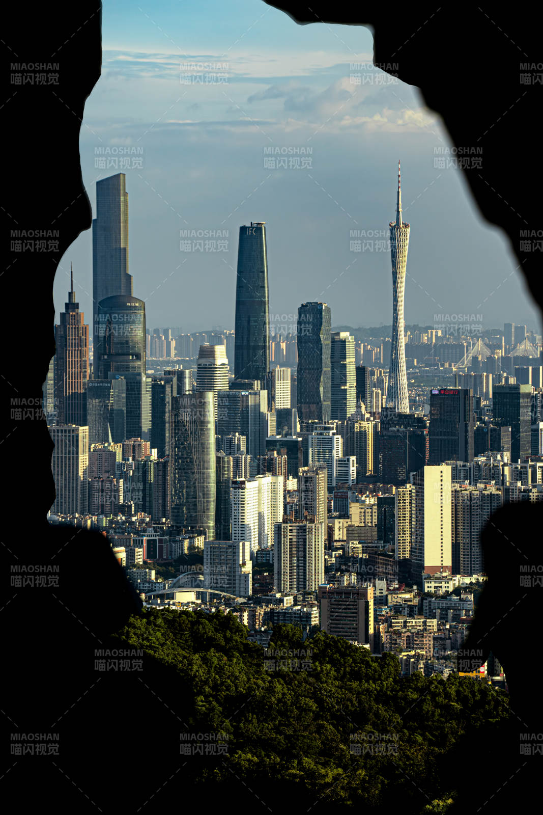 洞窥羊城天际线图片