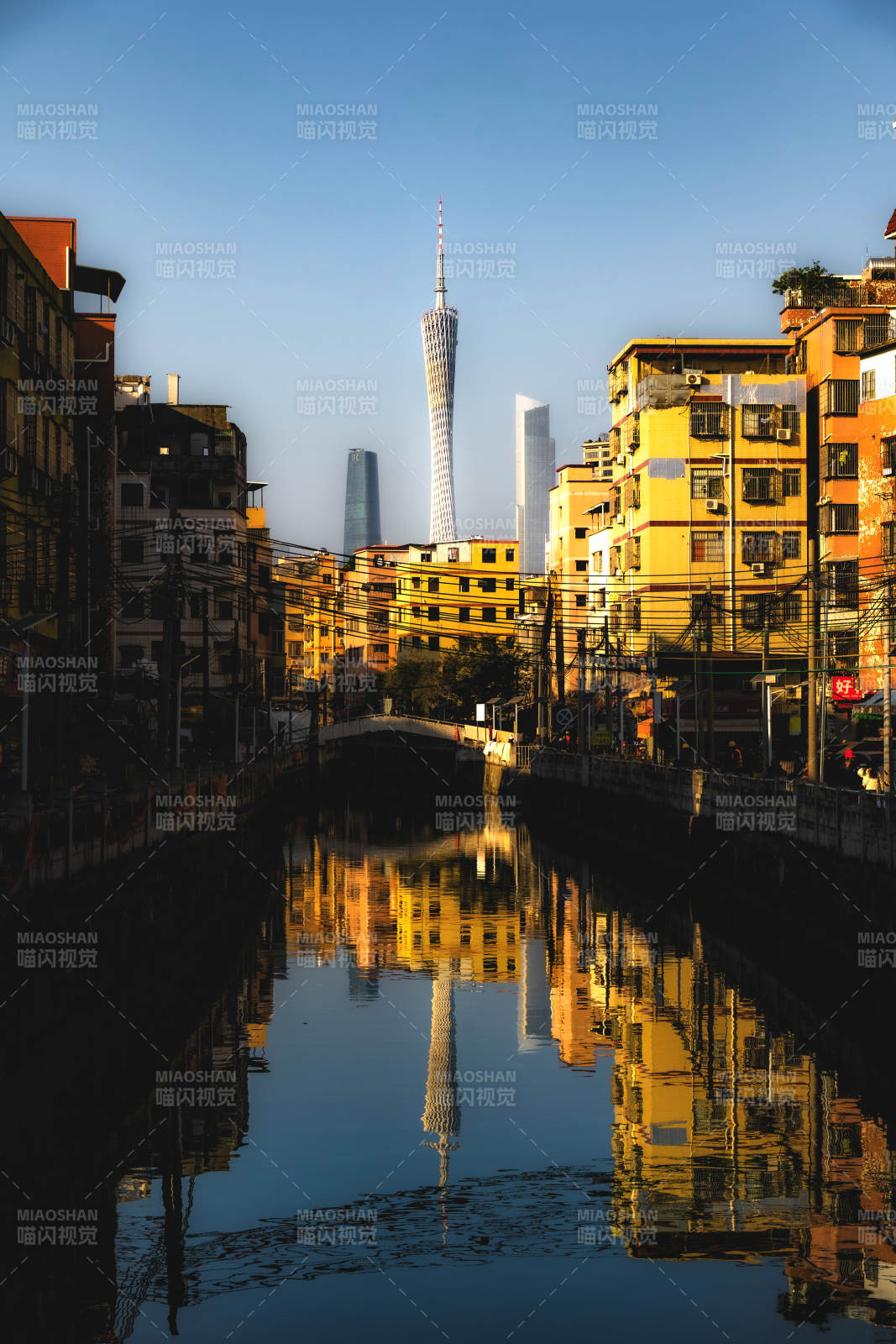 广州塔映水巷 老城新景交融图片