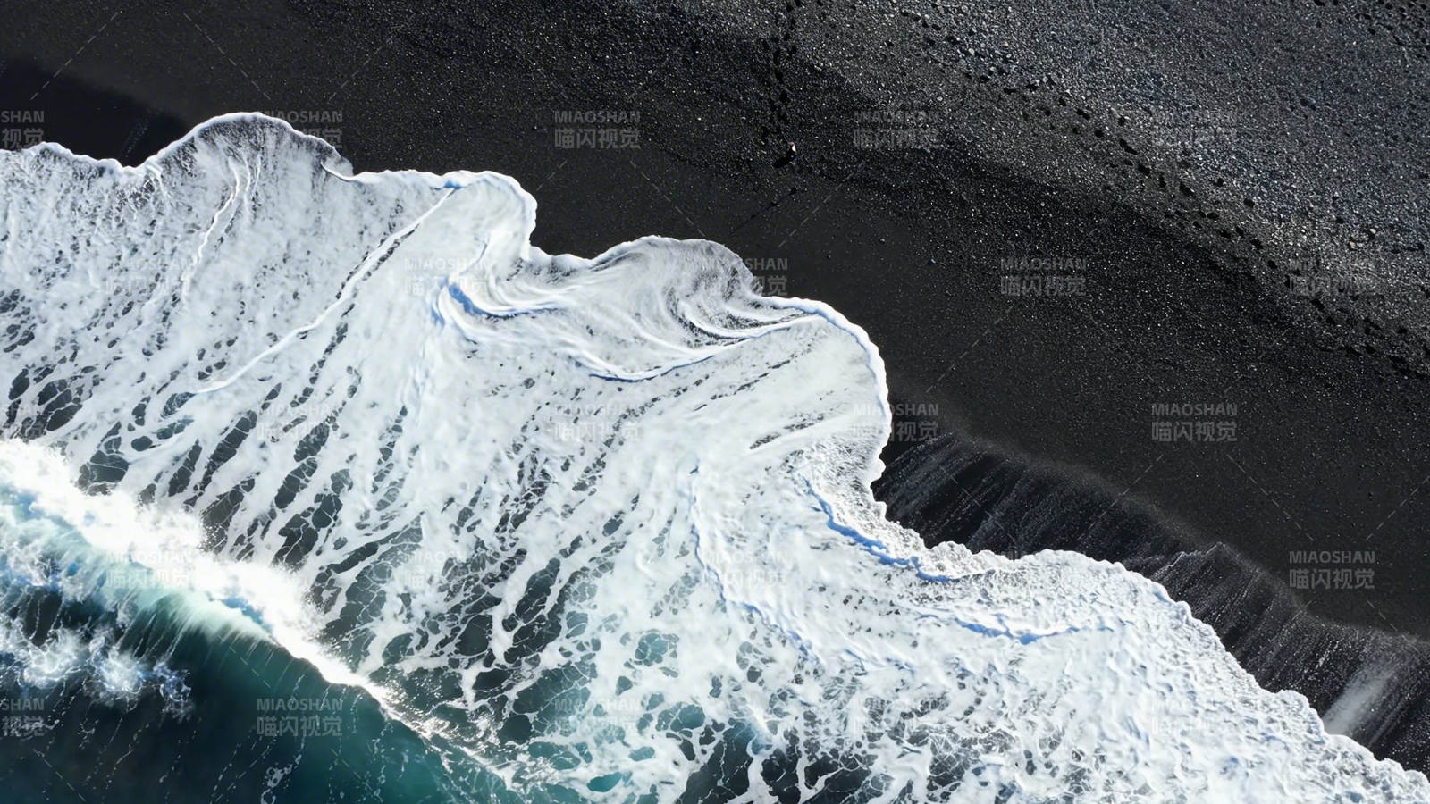 黑沙白浪 海陆交响曲图片