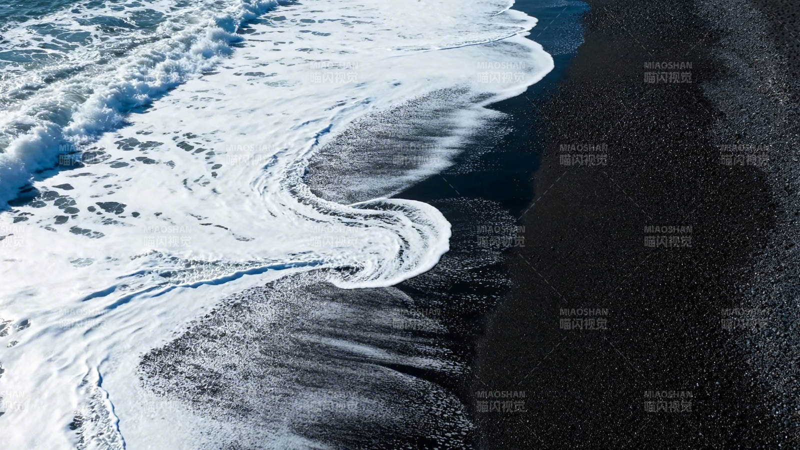 黑沙白浪 自然交响曲图片