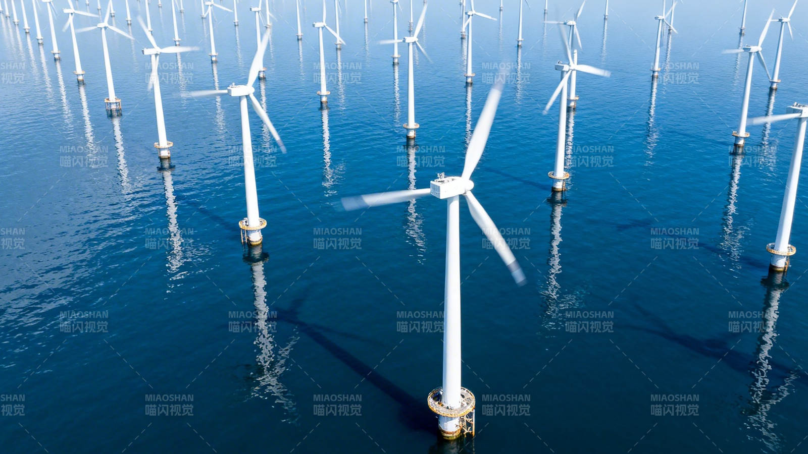 海上风电场全景图图片