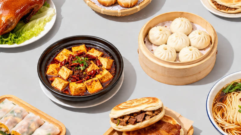 中式美食盛宴 色香味俱全图片