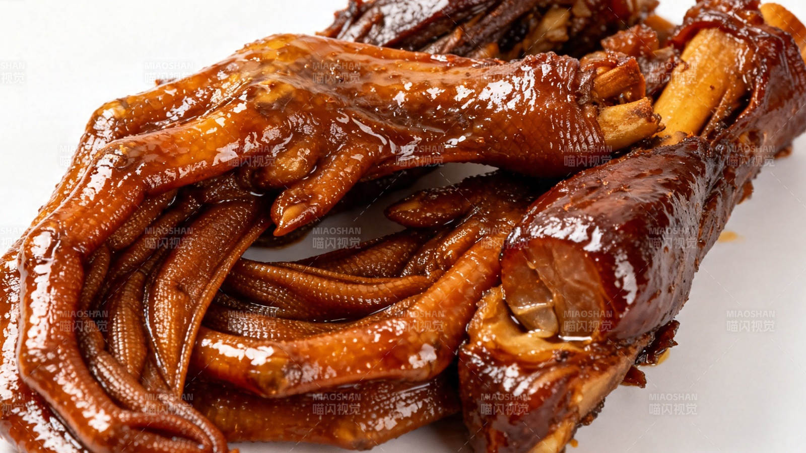 酱香鸭爪鸭翅 诱人美味图片