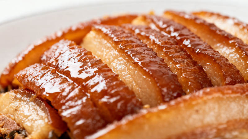 红烧肉片 油亮诱人图片