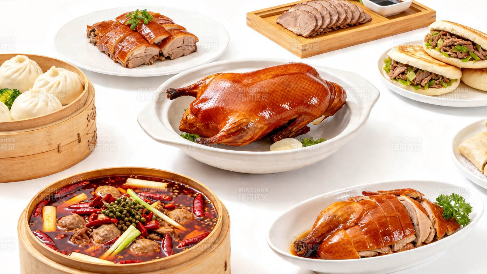 中式美食盛宴 色香味俱全图片