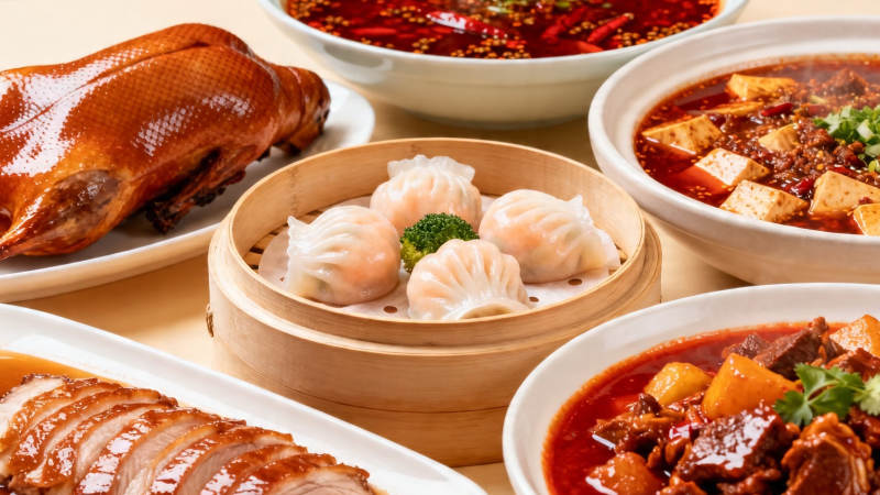 中式美食盛宴 色香味俱全图片