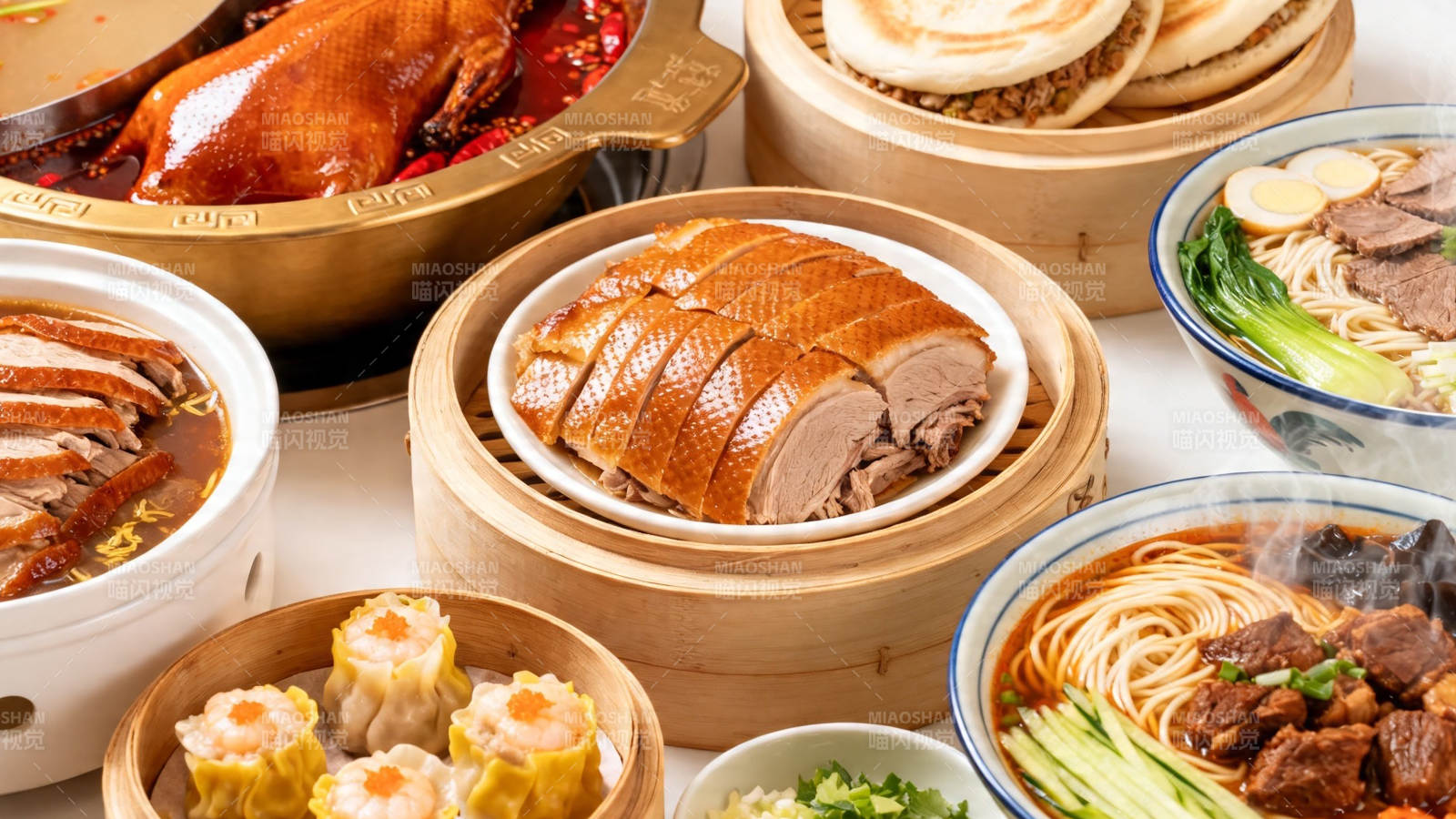 中式美食盛宴 色香味俱全图片