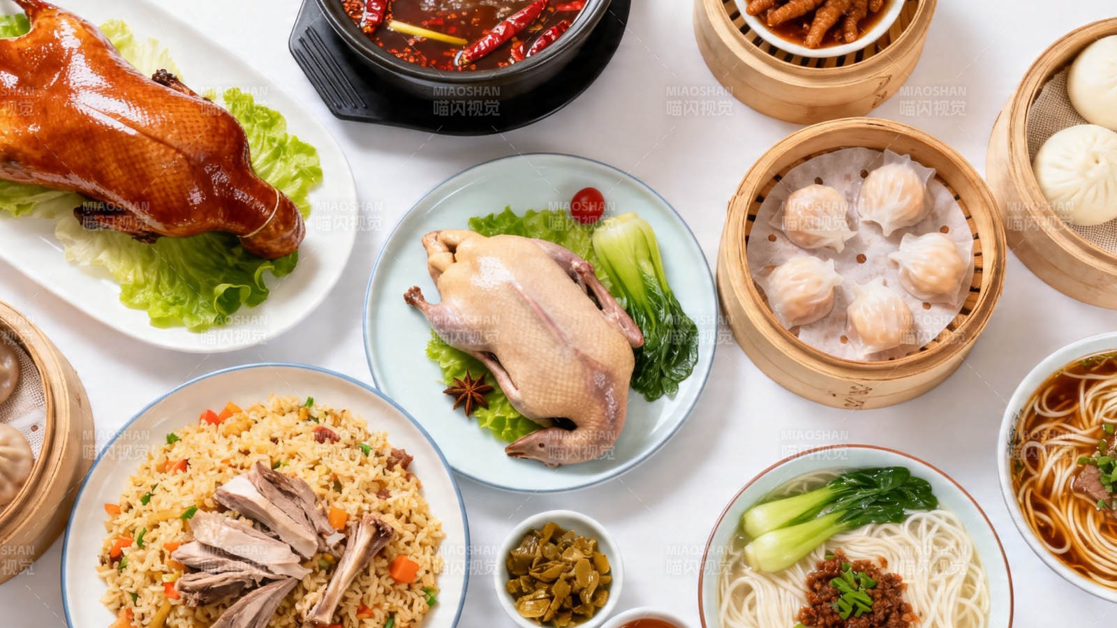 中式美食盛宴 色香味俱全图片