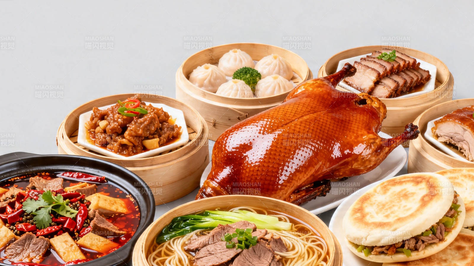 中式美食盛宴 色香味俱全图片