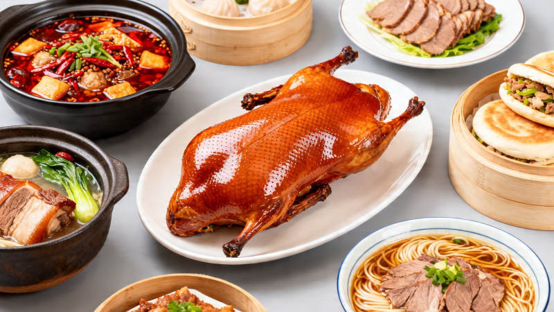 中式美食盛宴 烤鸭领衔图片