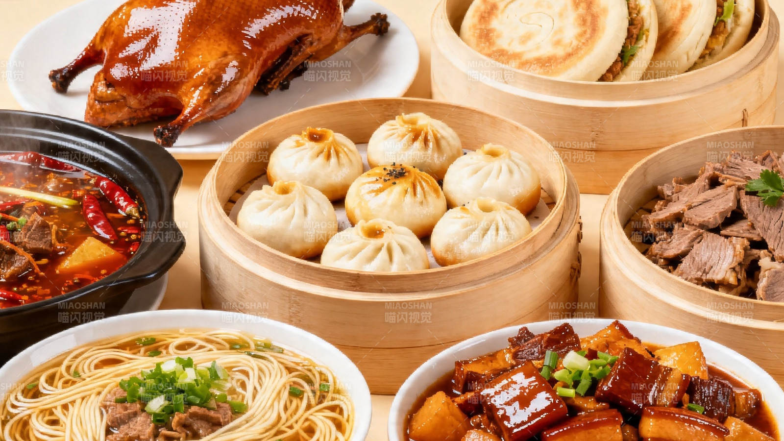 中华美食盛宴 色香味俱全图片