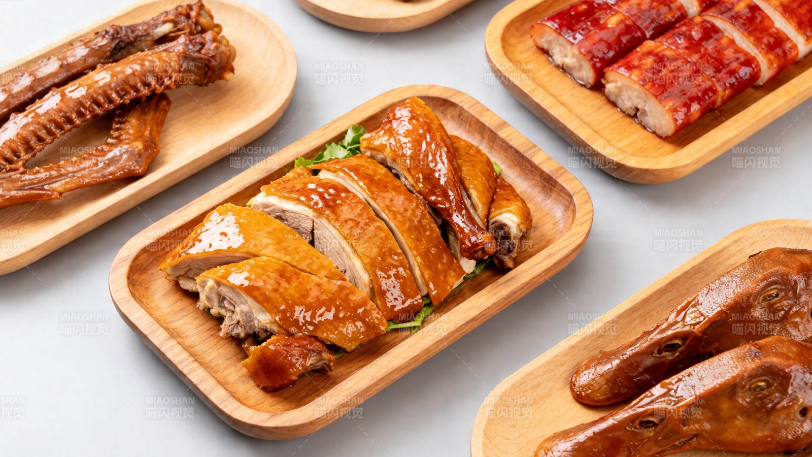 广式烧腊拼盘 色香味俱全图片