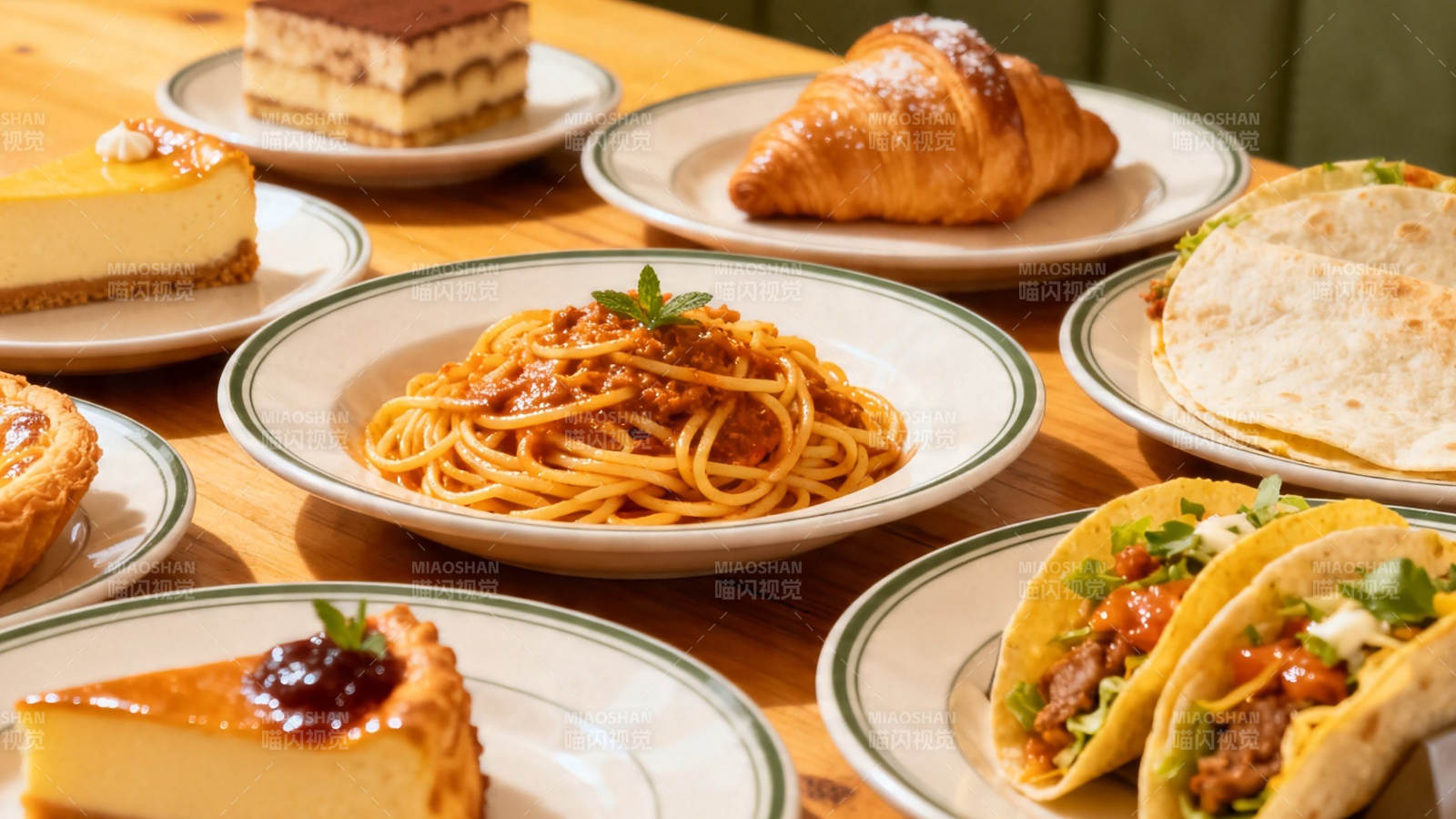 美食盛宴 意面塔可甜点齐登场图片