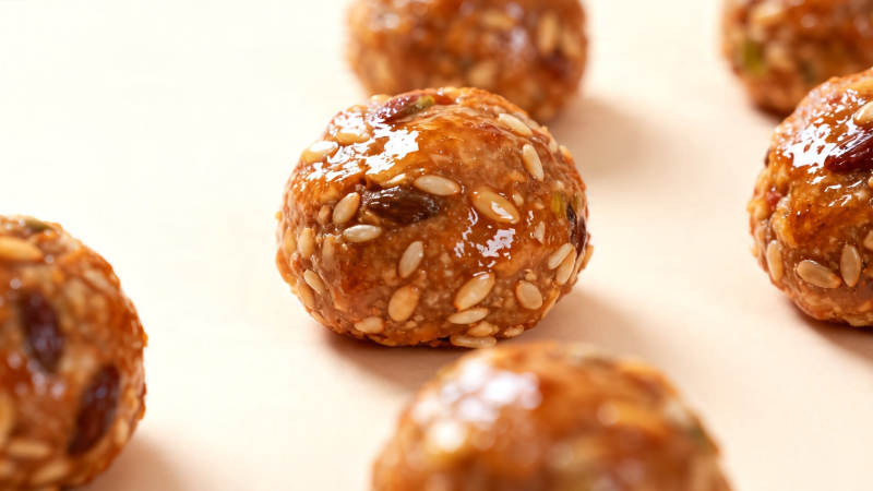 芝麻肉丸 香糯诱人图片