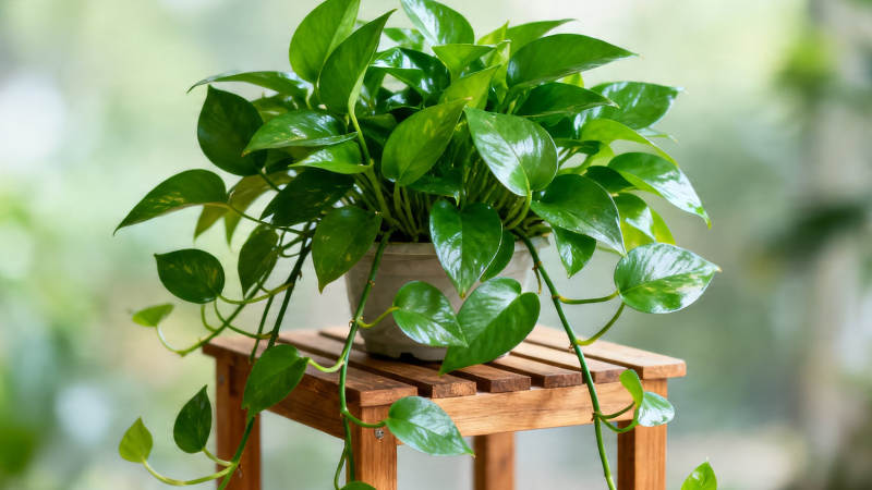 绿萝盆栽 生机盎然图片