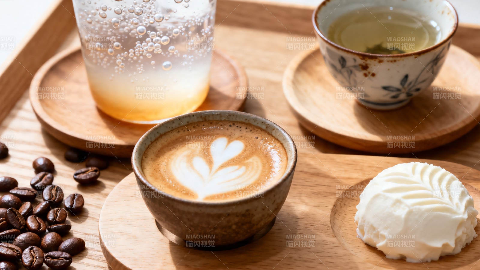 咖啡茶点 惬意时光图片