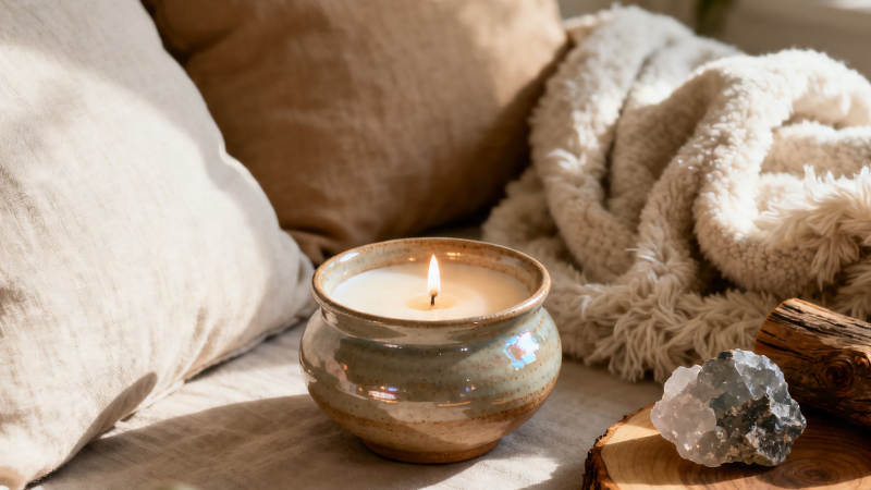 烛光暖居 静谧时光图片