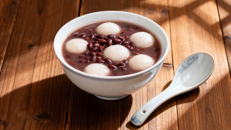 红豆汤圆暖人心图片