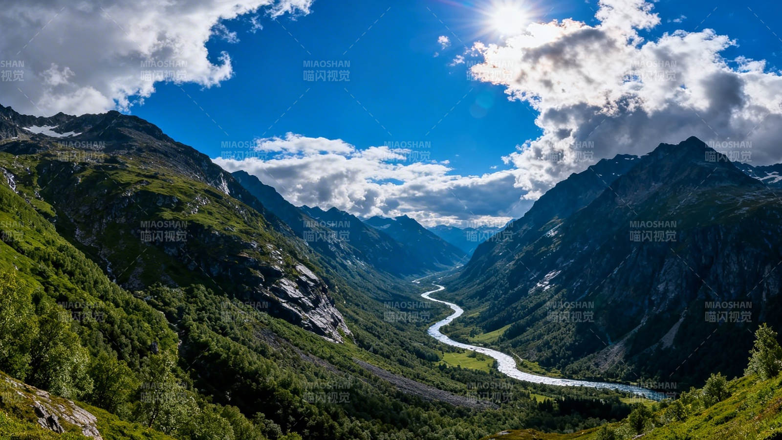 山河壮丽 云影如画图片
