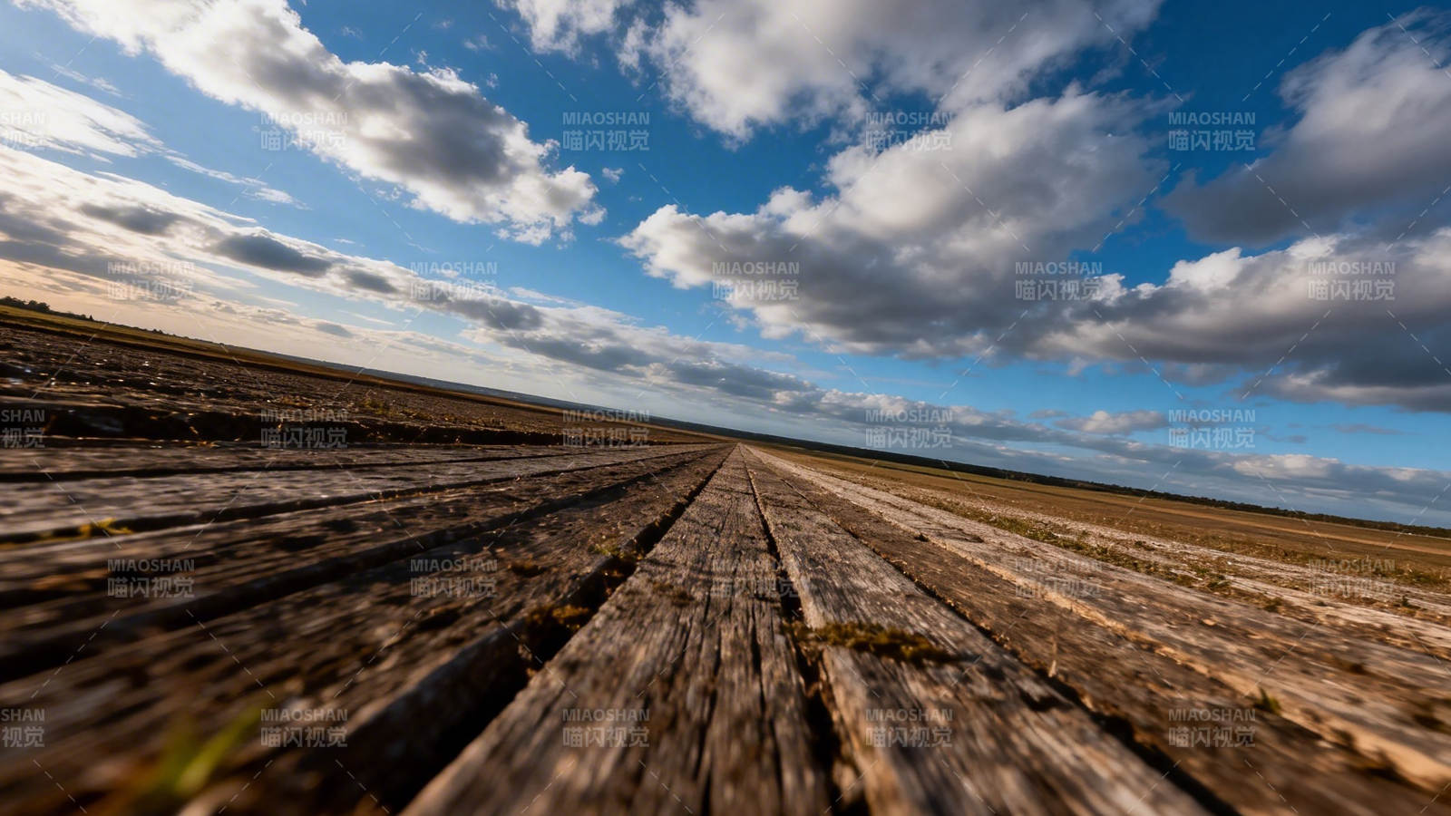 木径通天际 云阔野无垠图片