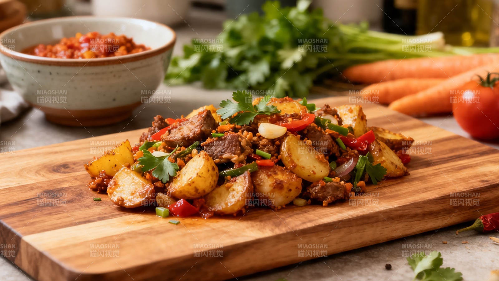 香辣土豆牛肉 鲜香下饭图片