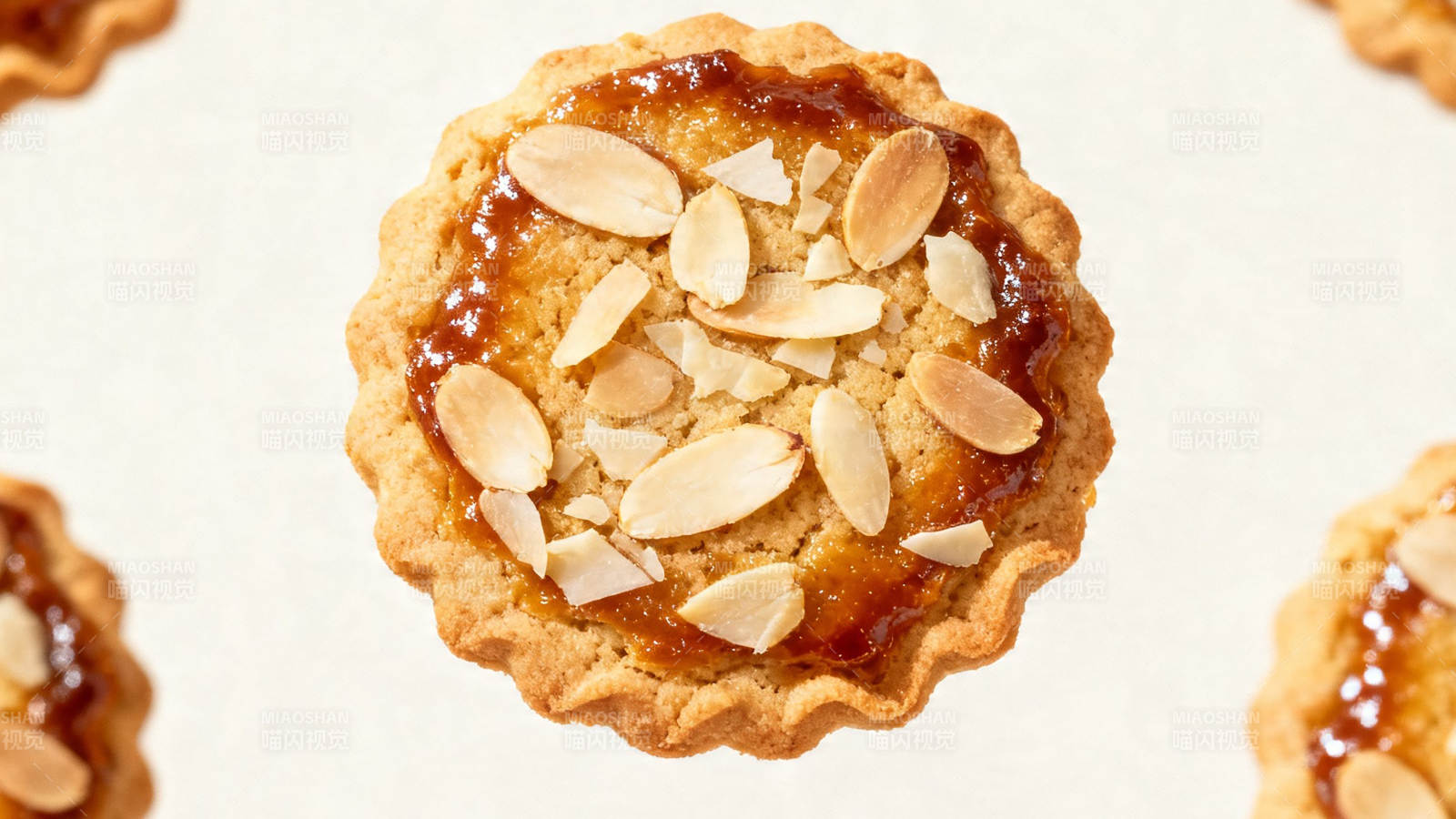 杏仁果酱小挞 香酥诱人图片