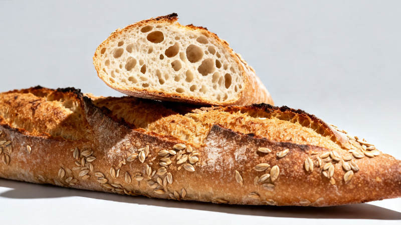 麦香法棍 酥脆多孔图片