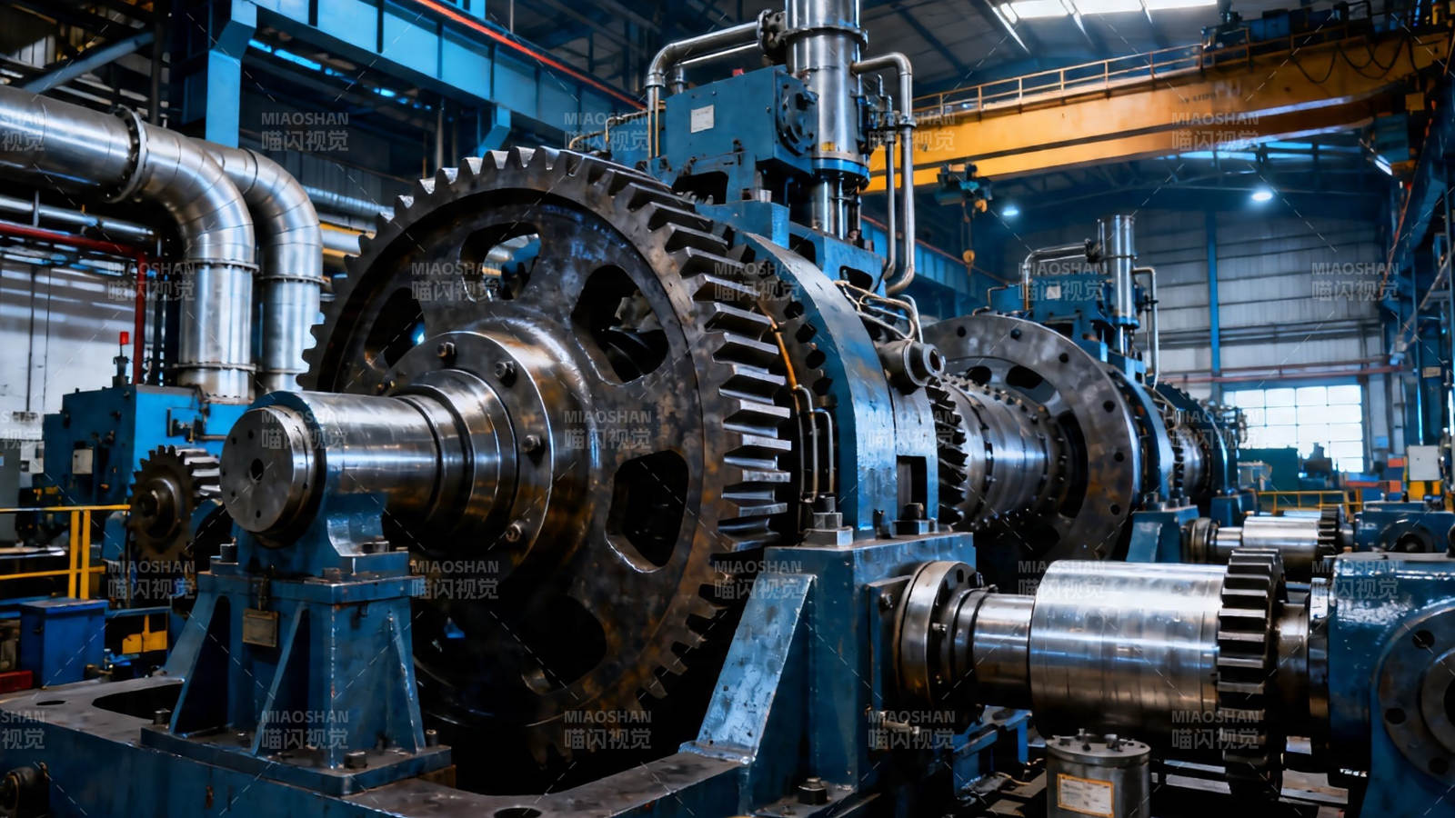 重型齿轮传动工业设备图片