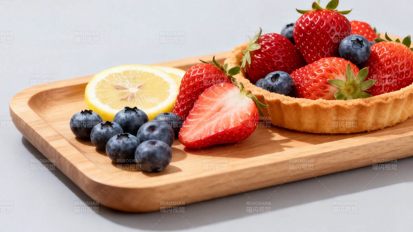 莓果柠檬挞 清新甜点时光图片