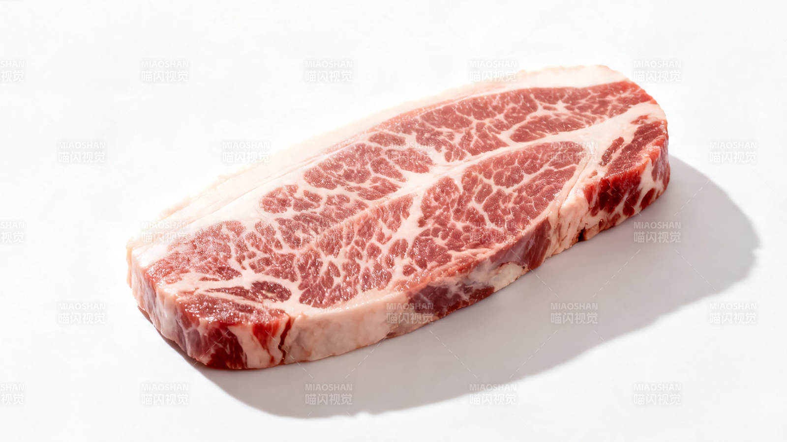 雪花牛肉 纹理如诗图片